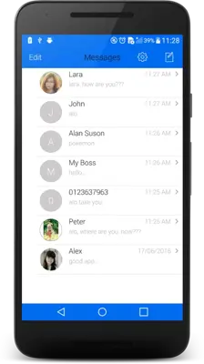 Messenger OS9 android App screenshot 1